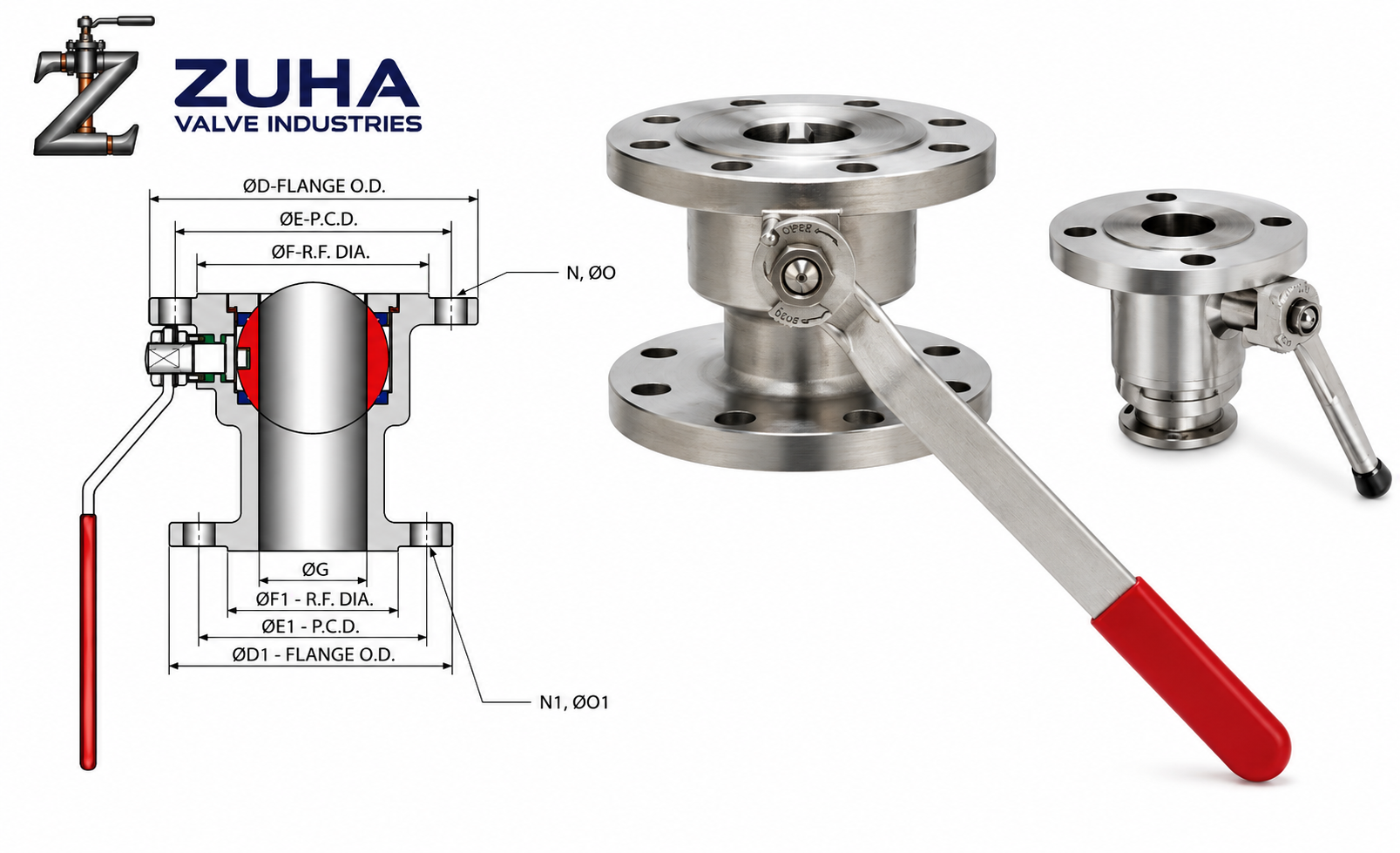 Flush bottom ball valves